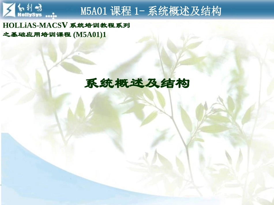 和利时DCS系统结构_第1页