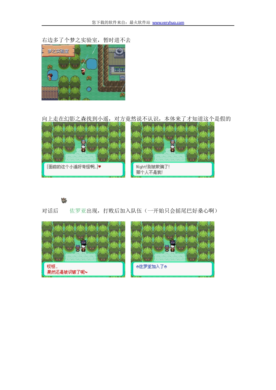 口袋妖怪漆黑的魅影攻略(全)_第3页