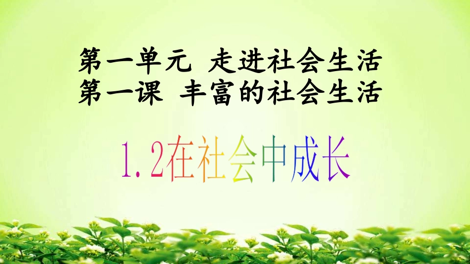 在社会中成长PPT_第3页
