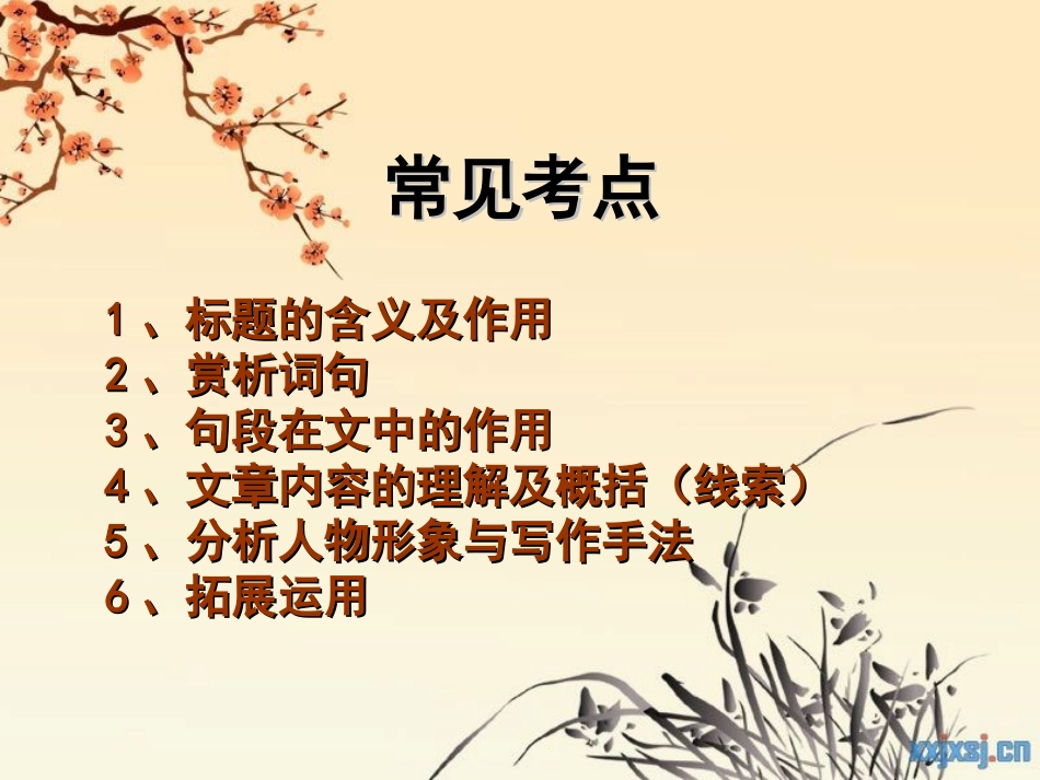 中考专题复习记叙文阅读_第2页
