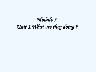 外研版四年级上册Module-3-Unit-1-What-are-they-doing