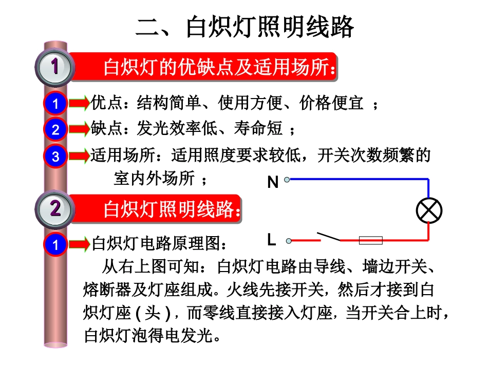 照明电路插座安装_第1页