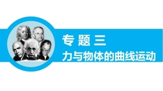 2018届专题三-力与物体的曲线运动-第1课时