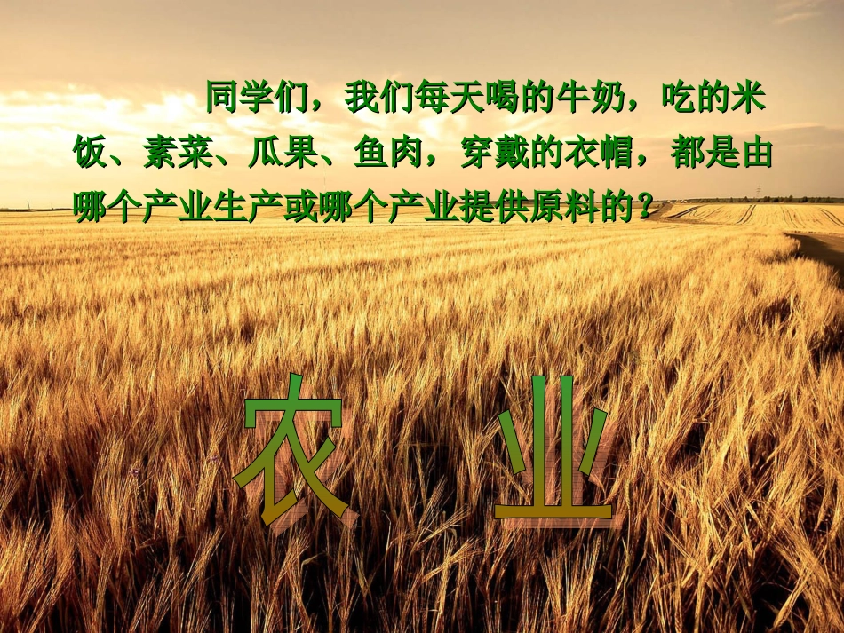 湘教版八上第四章第一节农业（共50张PPT）_第2页