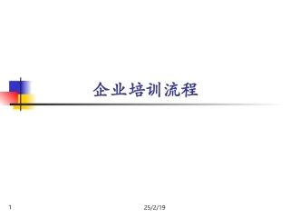 企业培训流程
