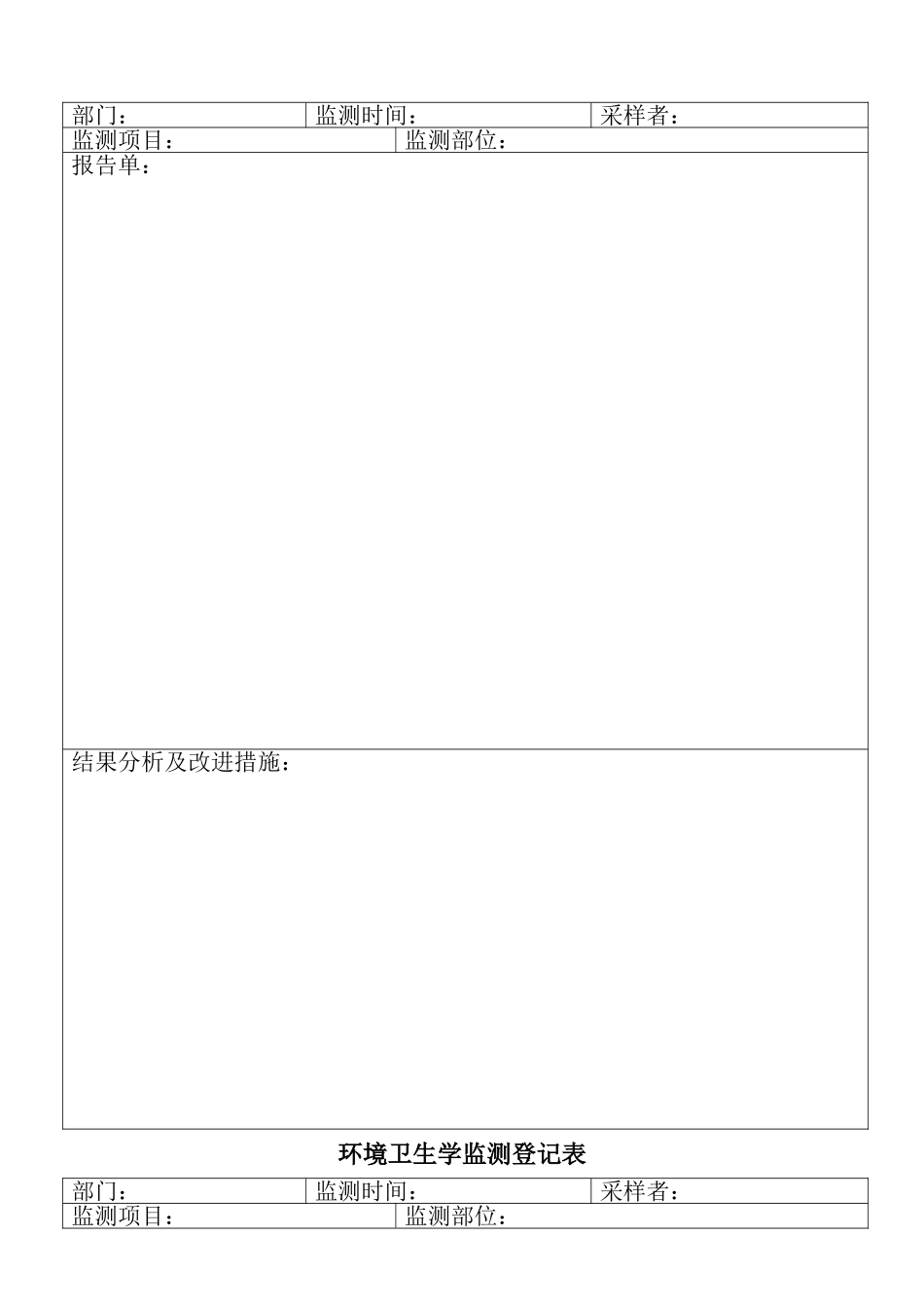 环境卫生学监测登记表_第2页