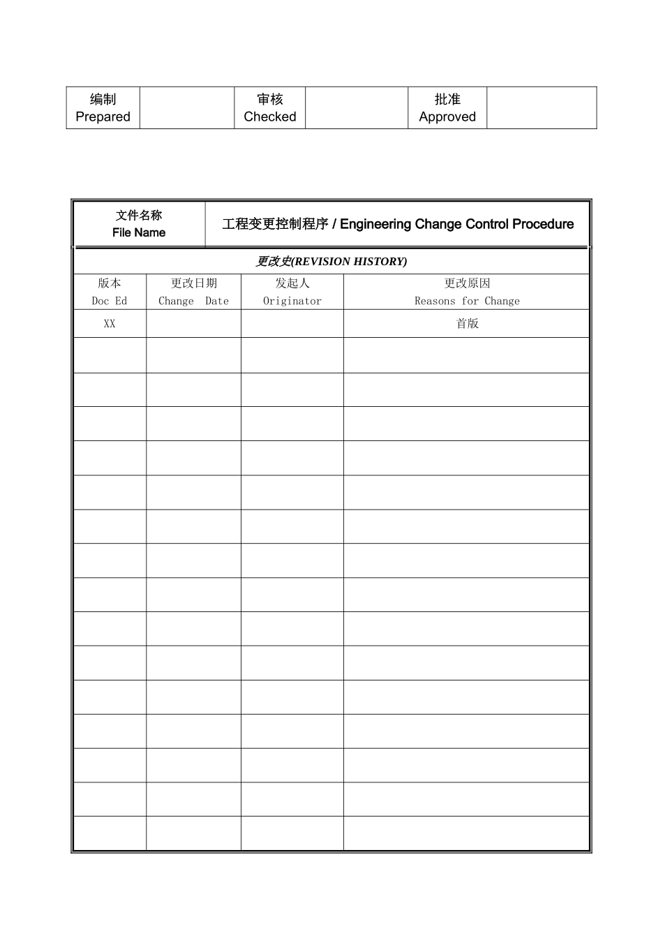 工程变更控制程序_第2页