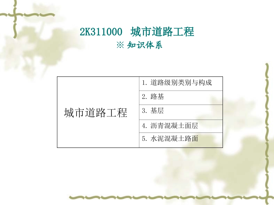二级建造师市政实务教程_第1页