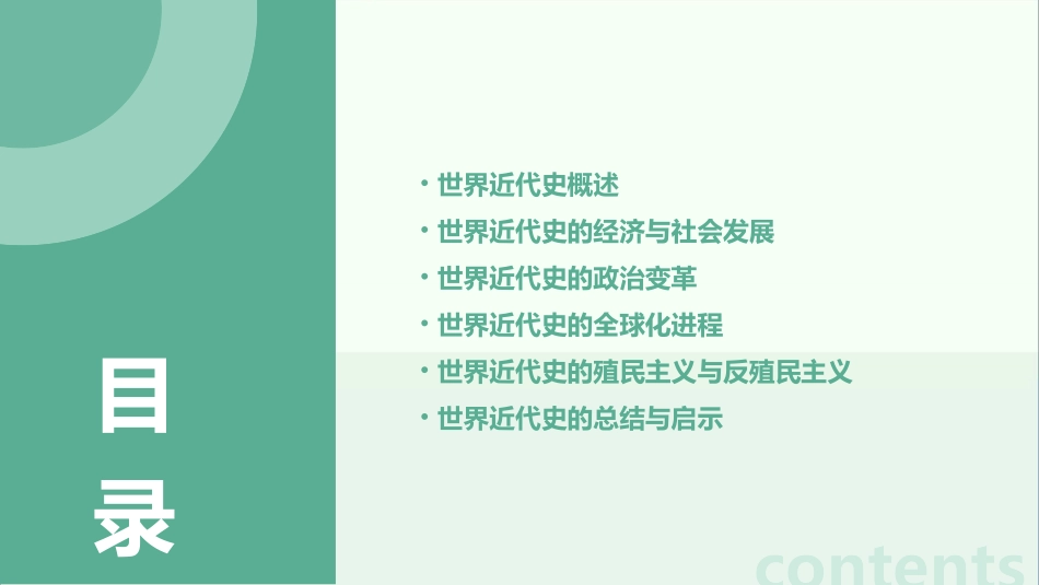 世界近代史主要内容与线索课件_第2页