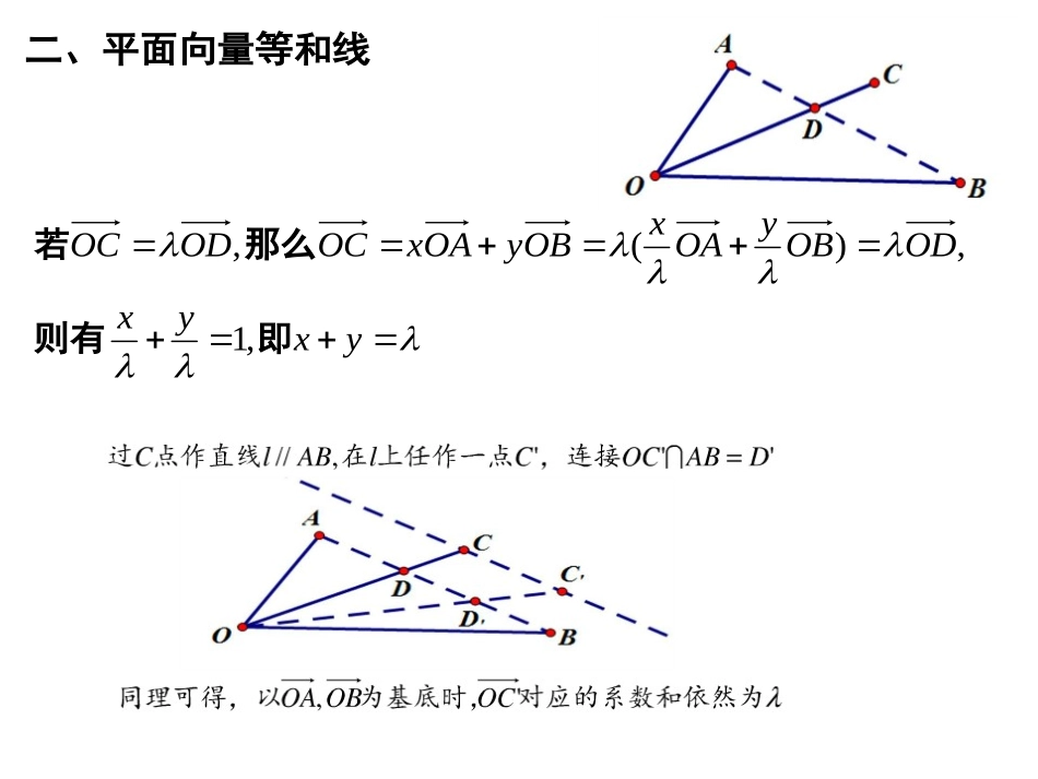 平面向量共线定理和等和线_第3页