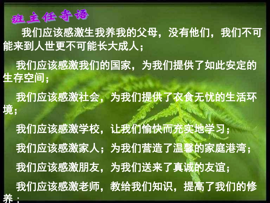 感恩父母主题班_第3页