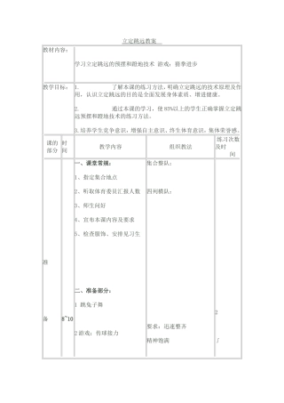 立定跳远教案-(2)