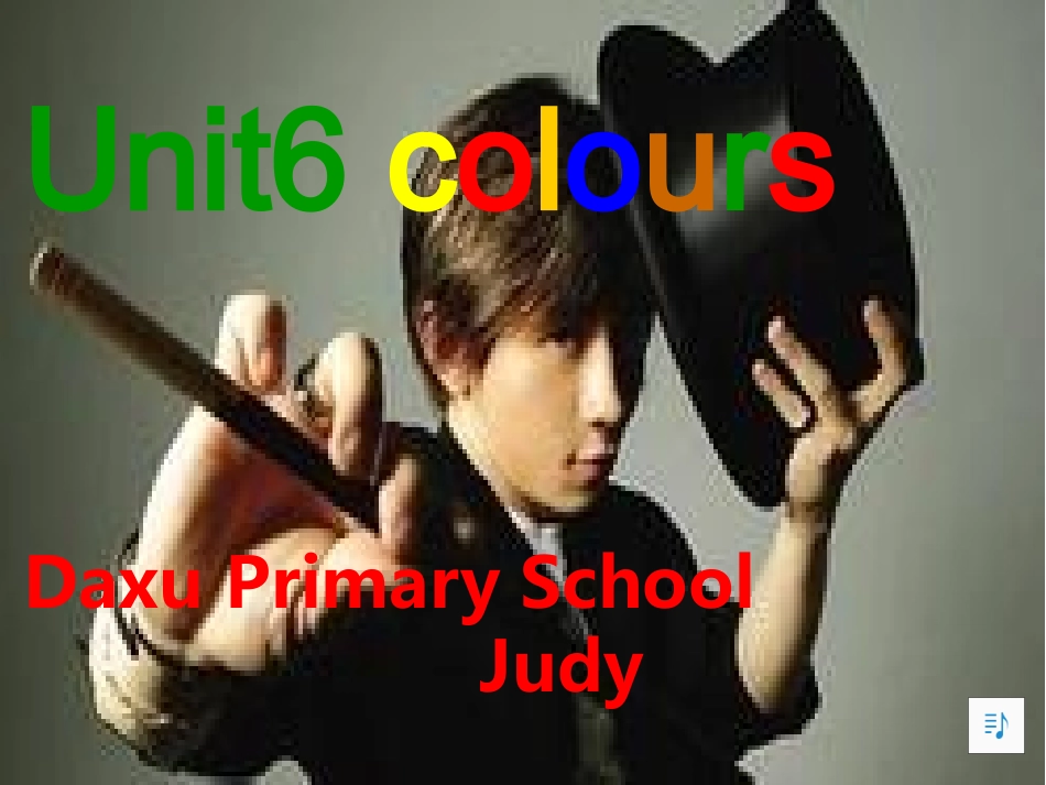 译林版英语3A_unit6_Colours_第一课时story__time_第1页