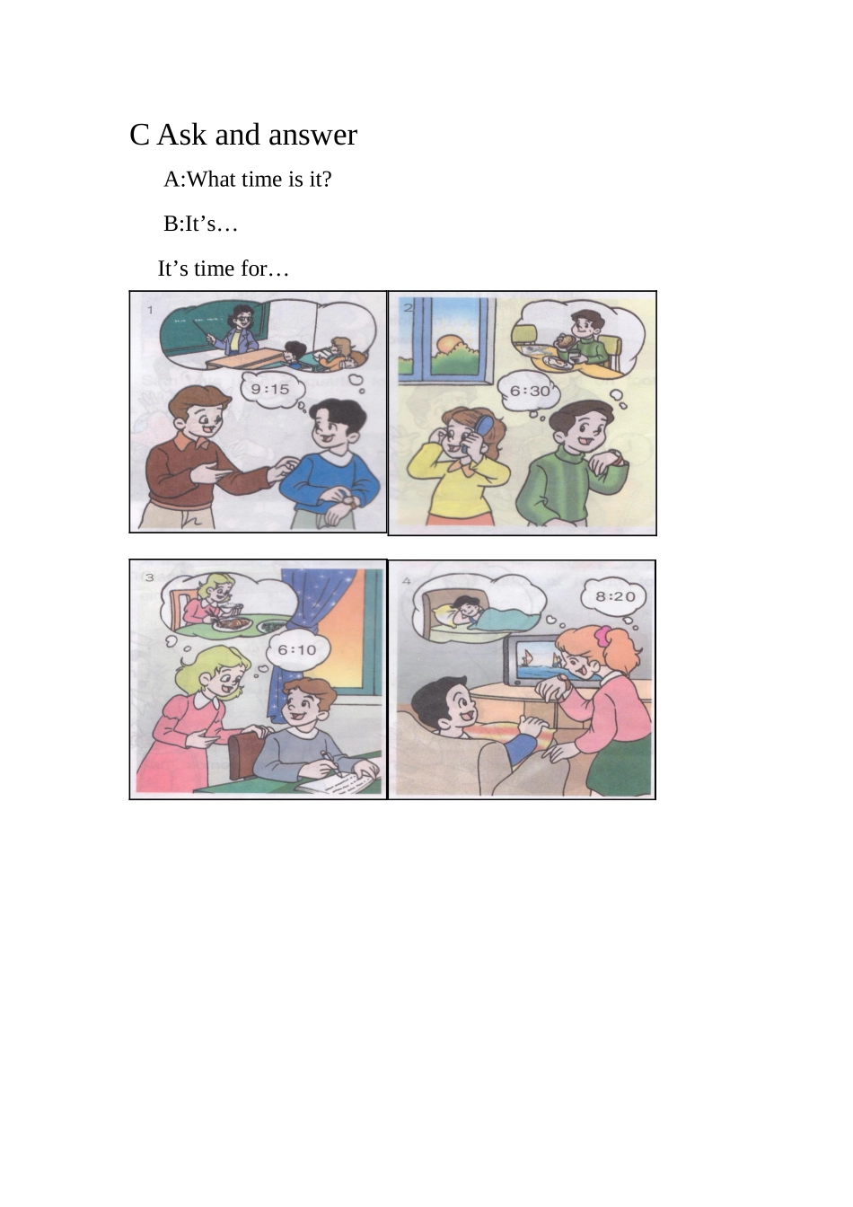 微课Abusyday先学提纲和练习_第2页