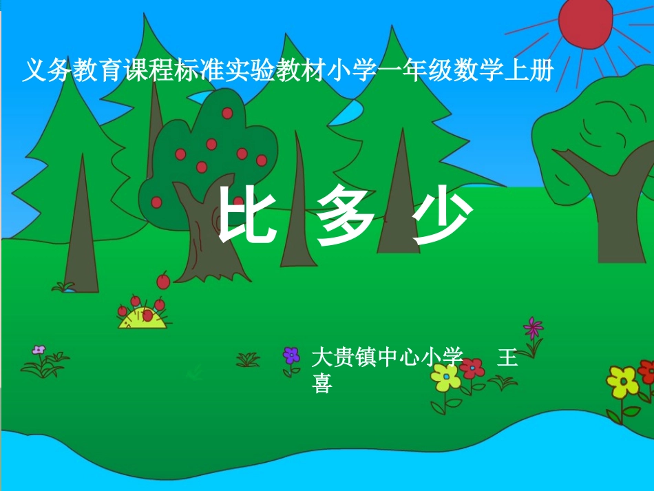 小学数学人教2011课标版一年级比多少教学课件_第1页
