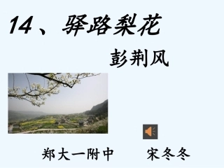 (部编)初中语文人教2011课标版七年级下册《驿路梨花》课件-(5)