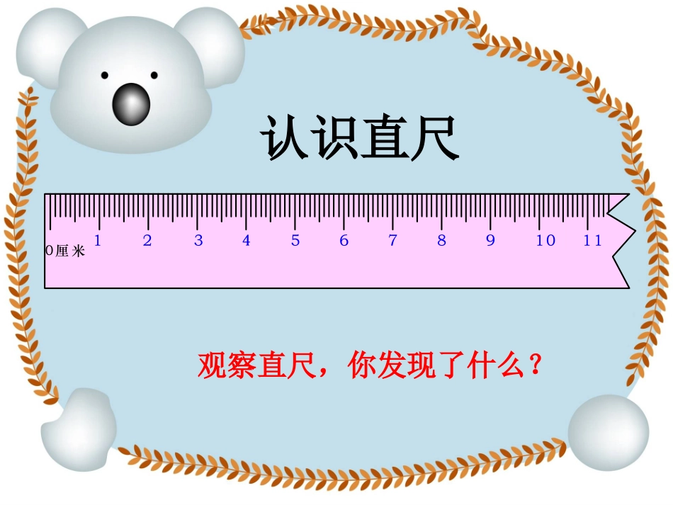 《厘米的认识》演示文稿_第2页