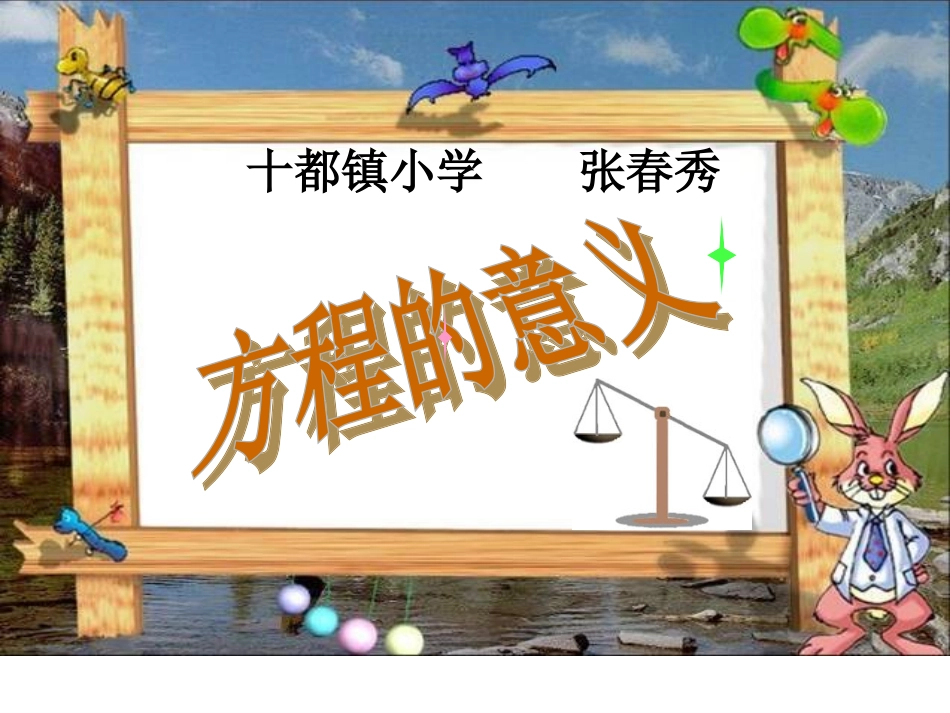 方程的意义(张版)_第1页