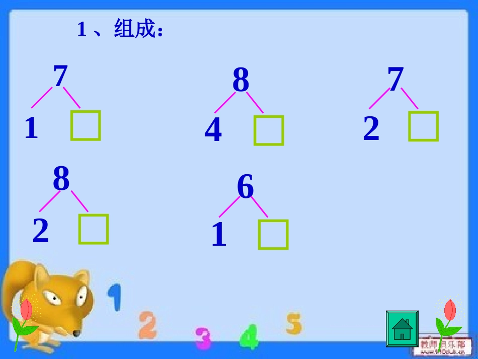 小学数学人教2011课标版一年级8、7、6加几.ppt_第2页