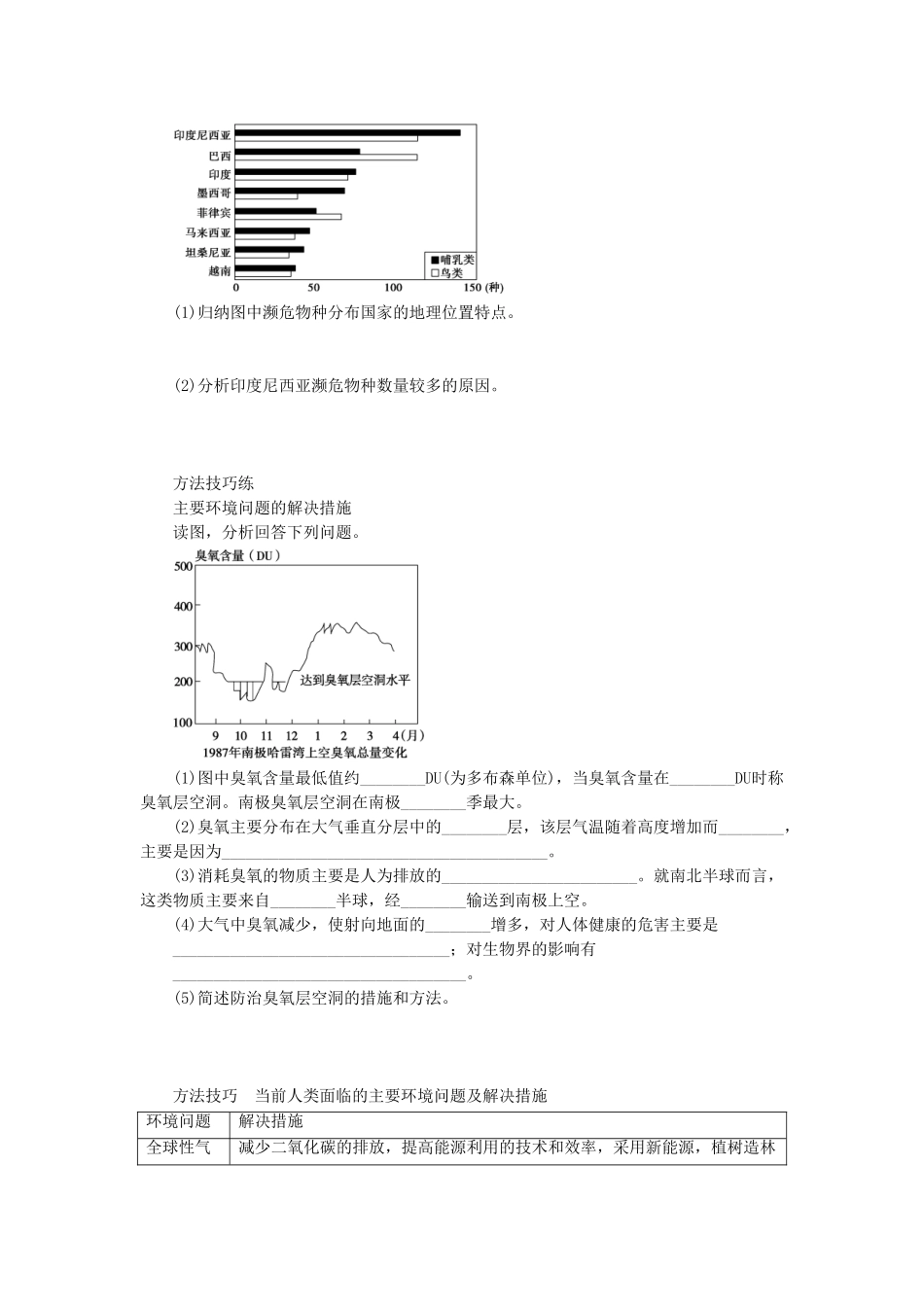 《当代面临的环境问题》导学案2_第3页