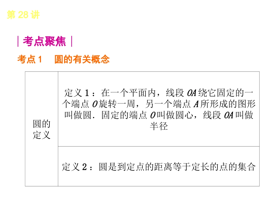 第28讲　圆的有关性质_第2页