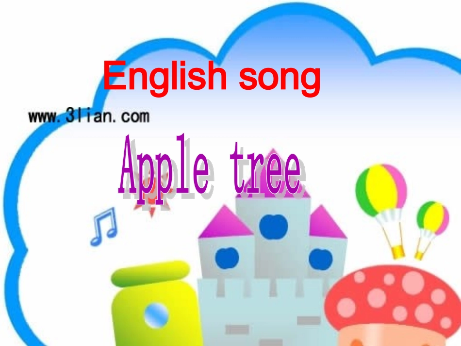 英语儿歌《Apple_Tree》_第1页