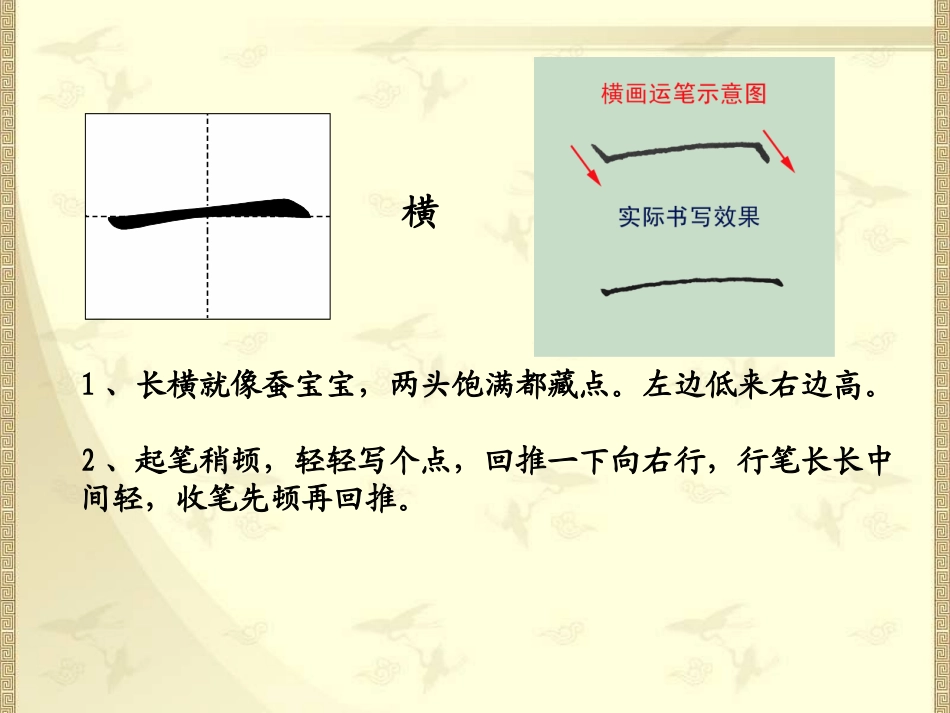小学一年级基本笔画书写要点_第2页