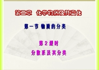 i分散系及其分类