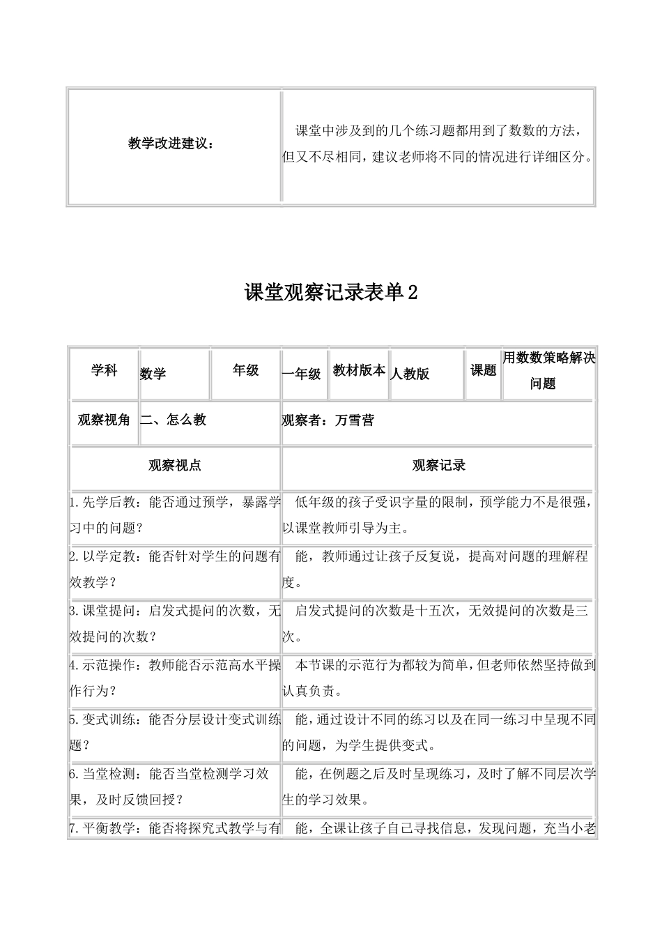 线上视频课例观察记录表单_第2页