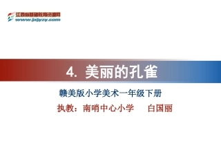 第4课美丽的孔雀