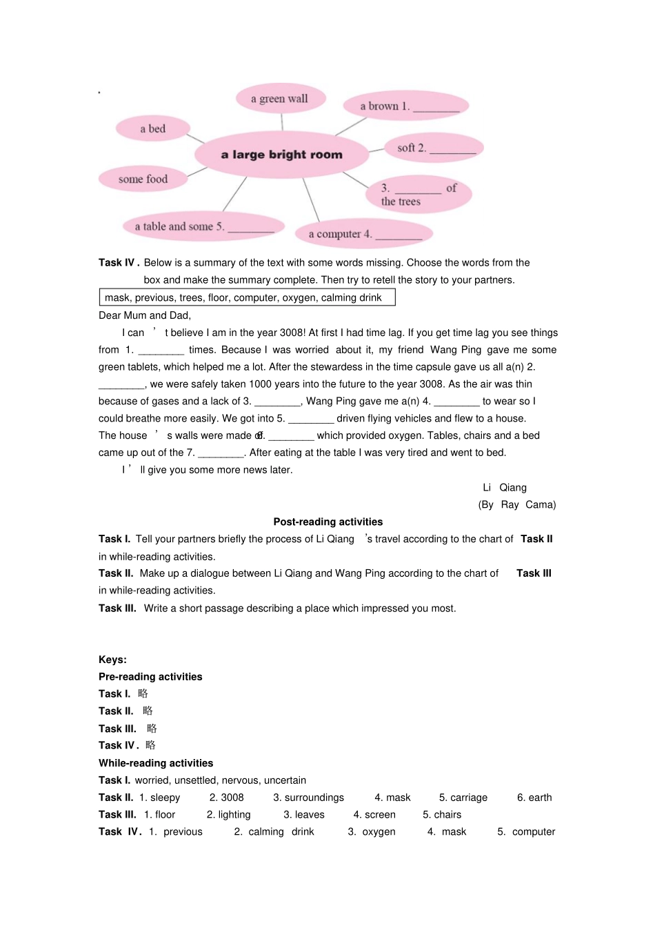 人教版高中英语必修五Book5Unit3ReadingTasks_第2页