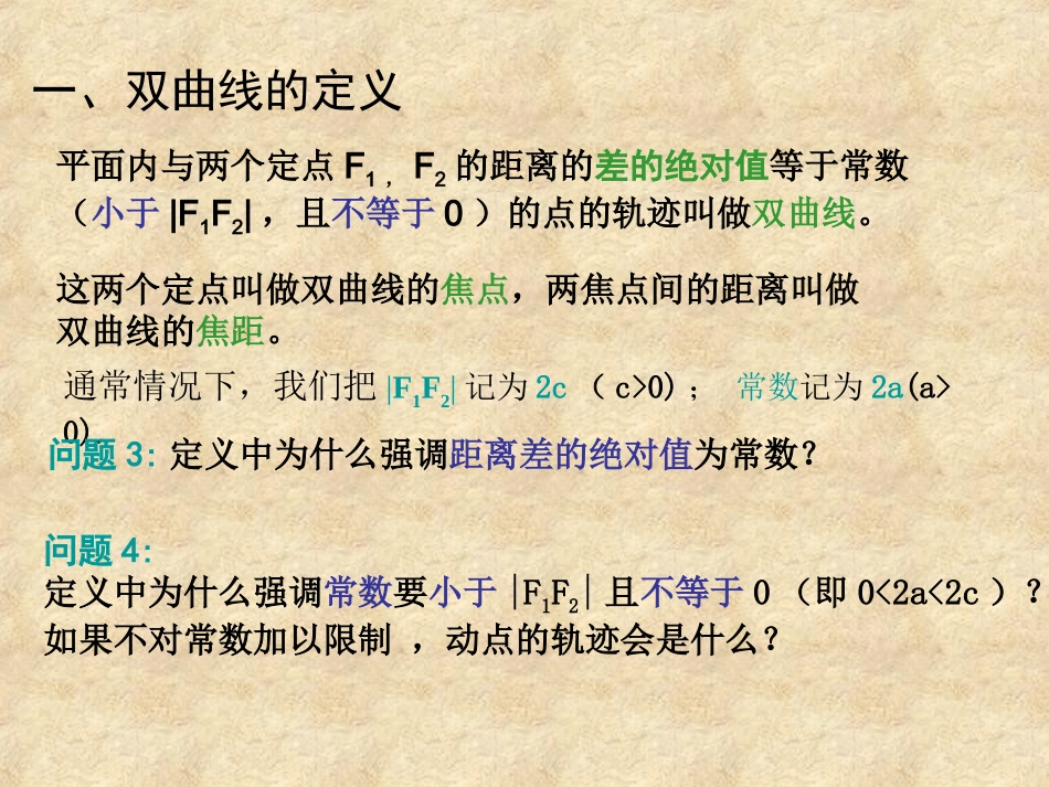双曲线及其标准方程公开课_第3页