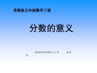 分数的意义-(5)