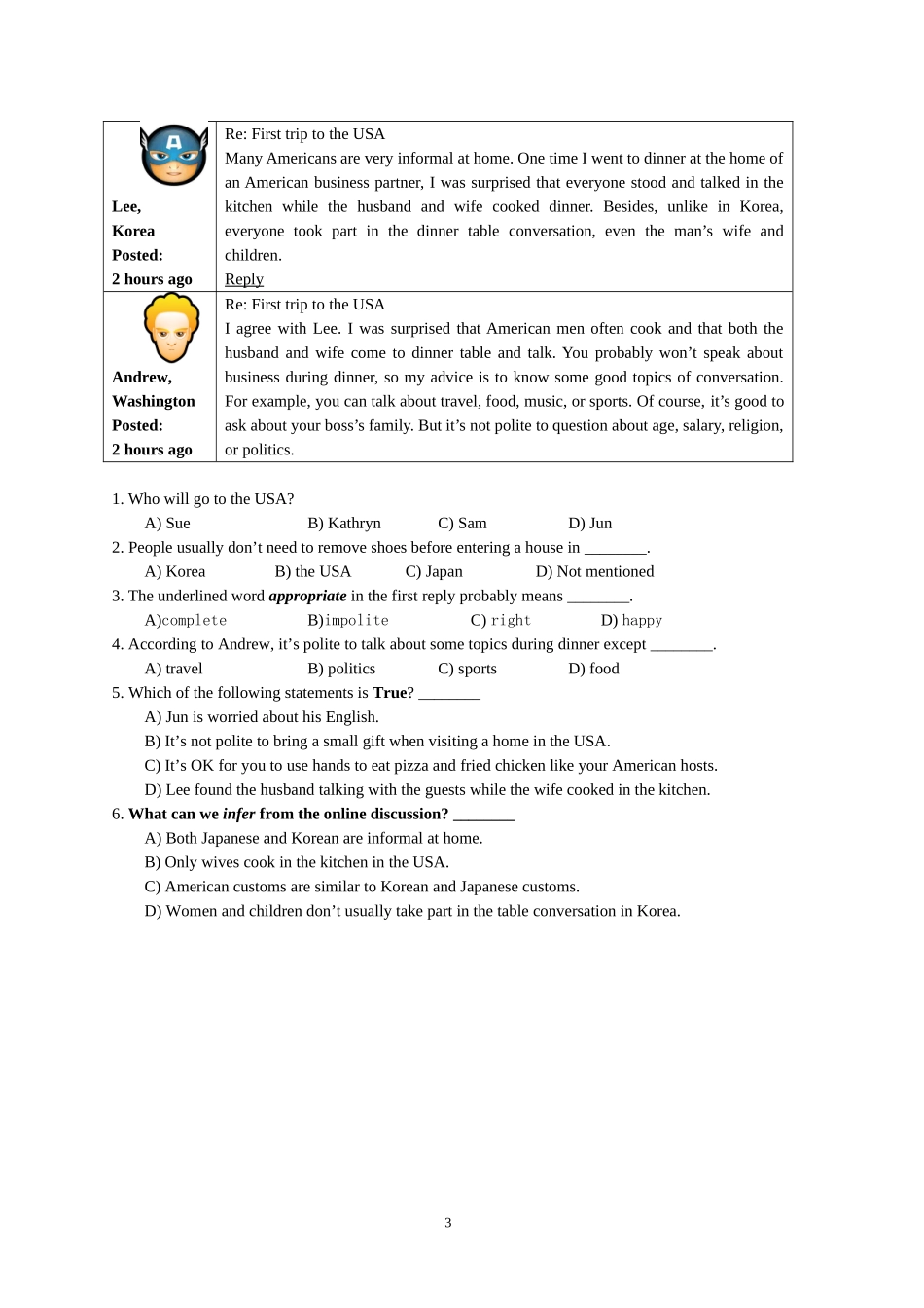 Worksheet(readingcomprehensionA)_第3页