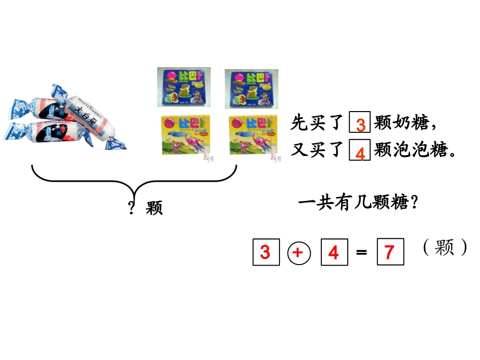 小学数学人教2011课标版一年级解决问题：加法_第3页