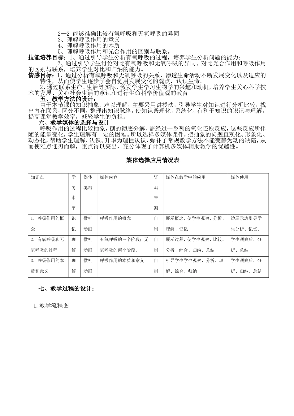 呼吸作用教学设计_第2页