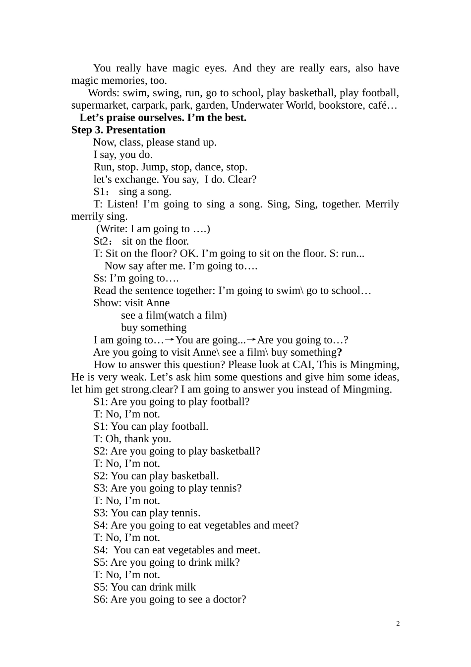 教学设计AreyougoingtovisitAnne_第2页