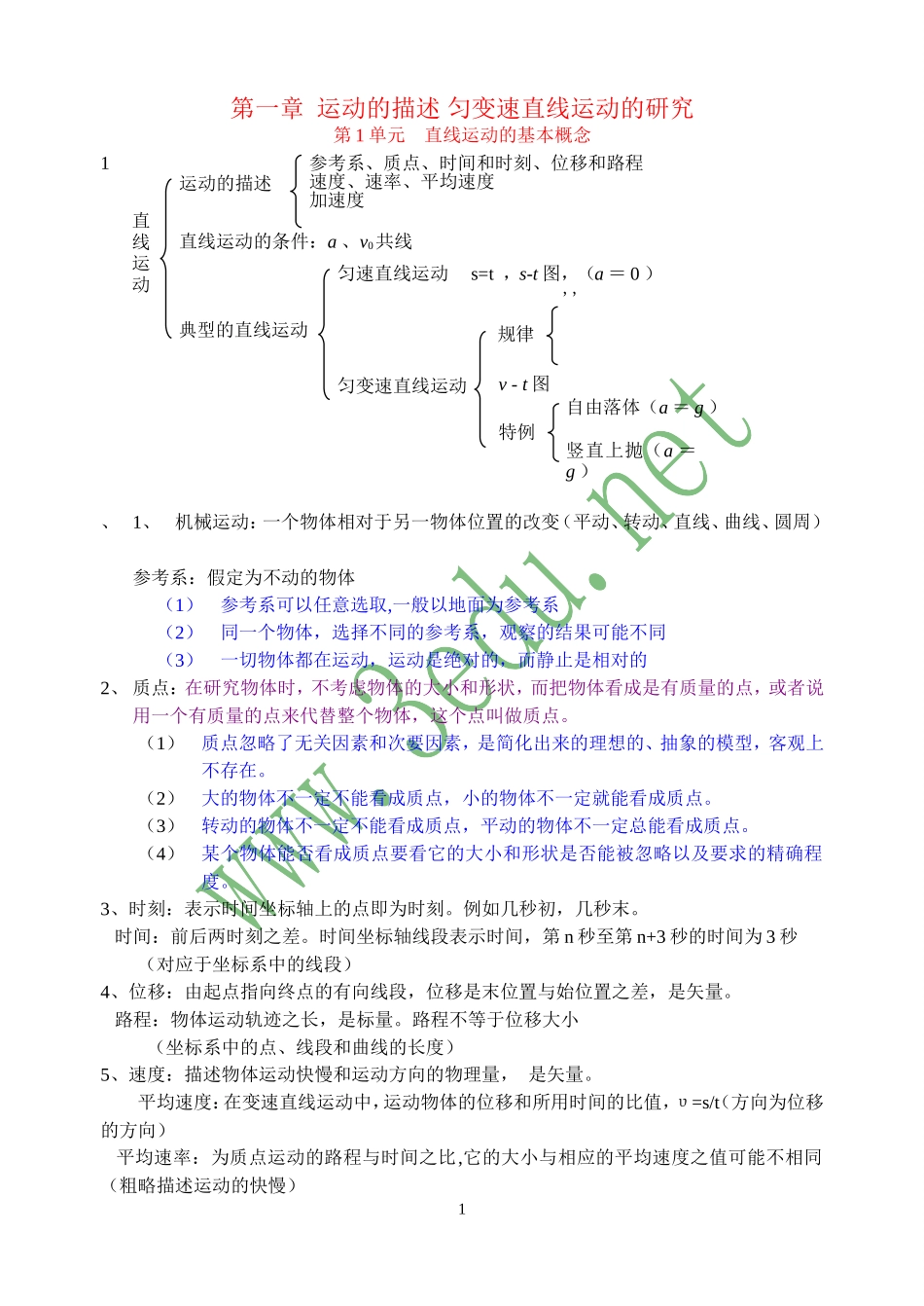 高三物理第一轮教案_第1页