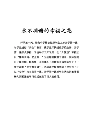 永不凋谢的幸福之花