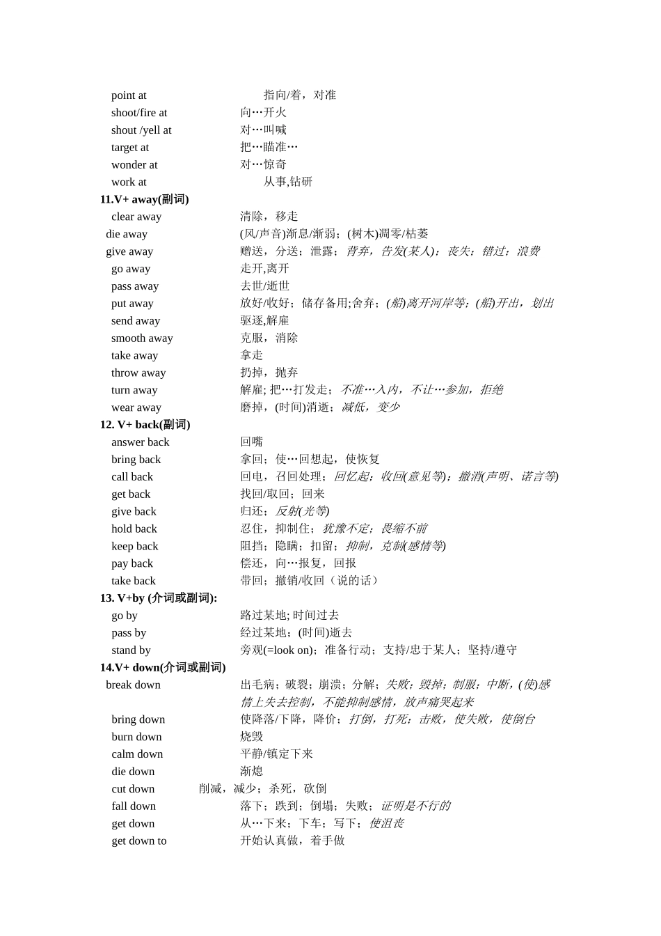 高考英语动词短语整理_第3页