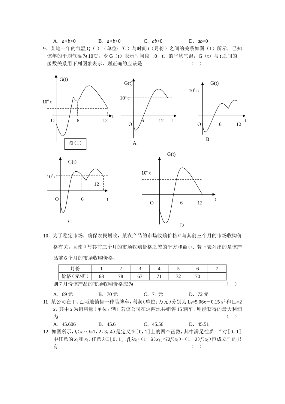 高三数学第一轮复习单元测试(2)—_函数_第2页