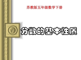 分数的基本性质-(3)
