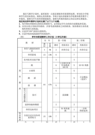 我在制定学期教学计划