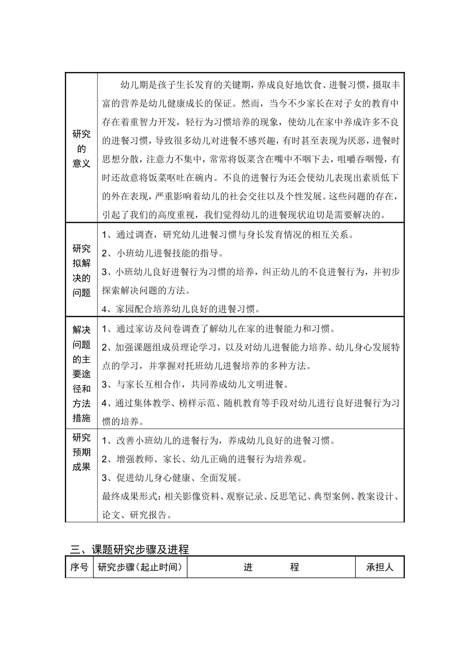 小一班园级课题申报书_第3页