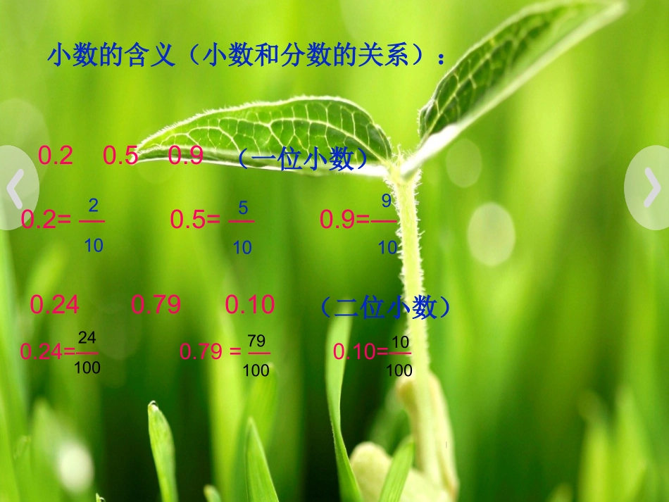 小数的初步认识复习课1_第3页
