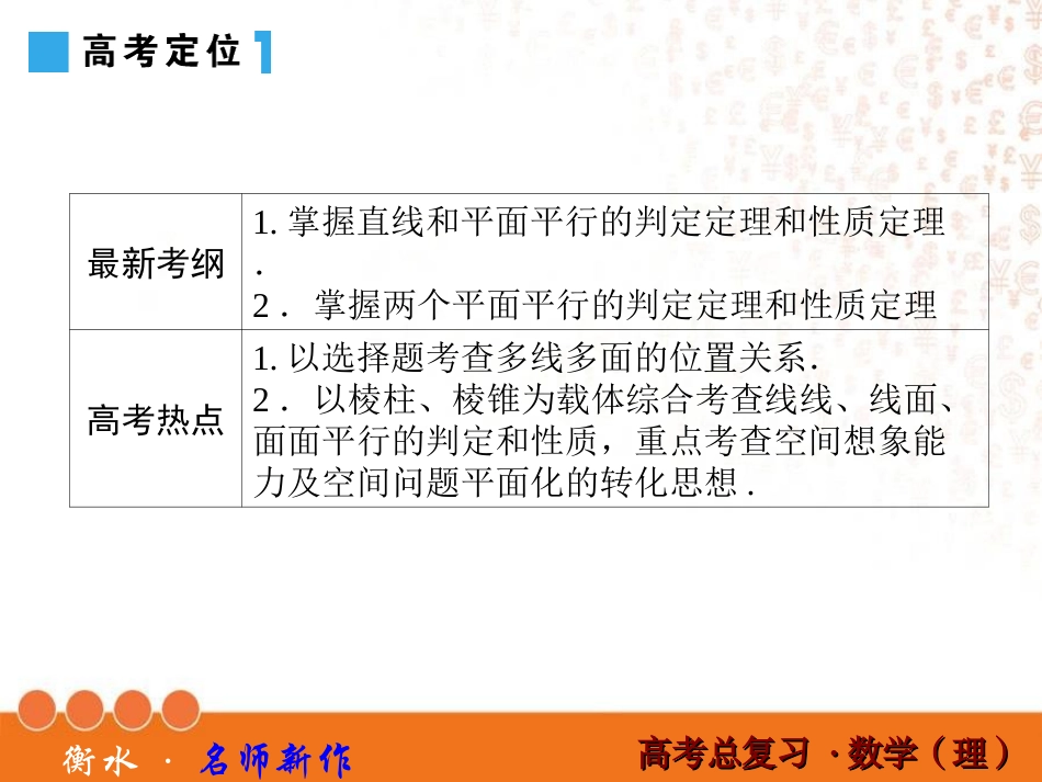 高三数学一轮复习线面平行面面平行_第3页