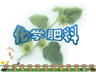 化学肥料(公开课)