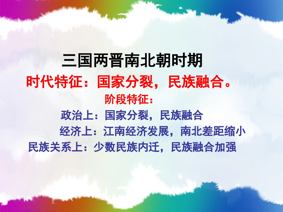 三国两晋南北朝复习课件_第3页