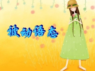 初中被动语态