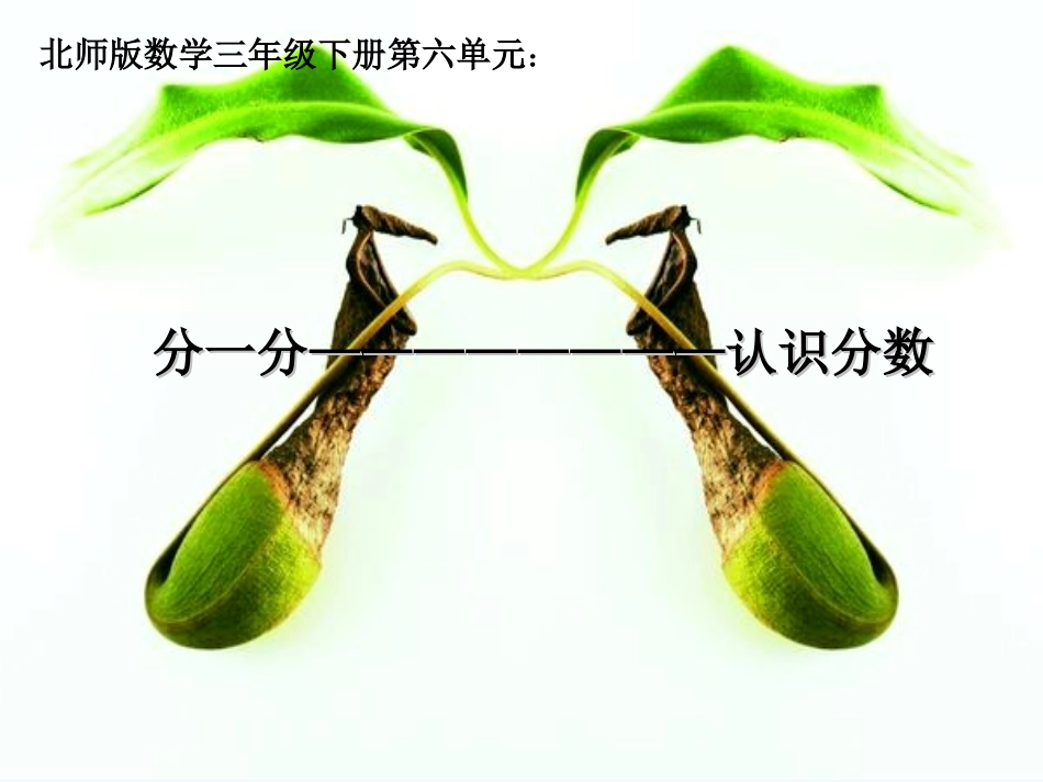小学数学北师大2011课标版三年级北师版三下《分一分》_第2页